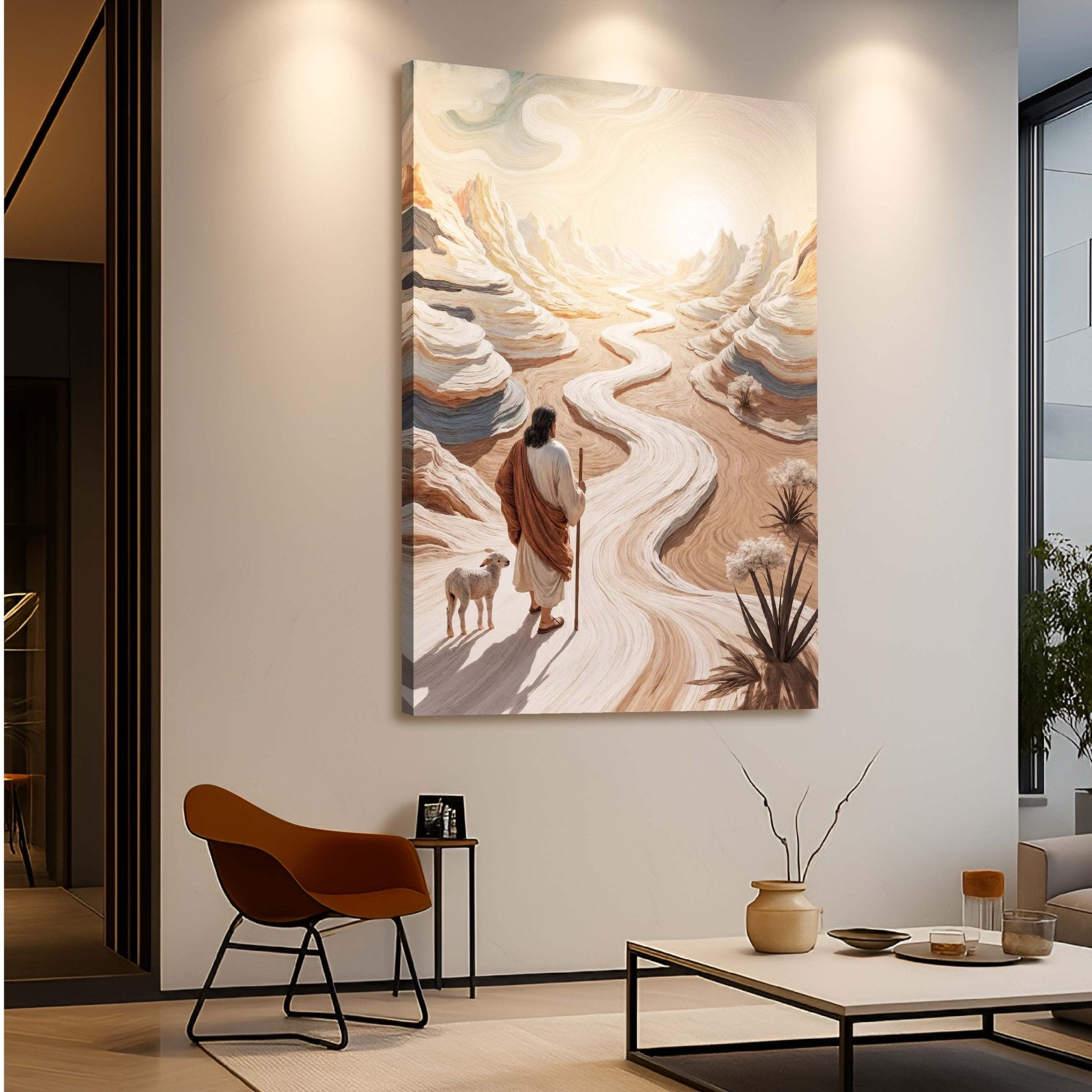 Parable Of The Lost Sheep Faith Wall Art III - Two & Gathered