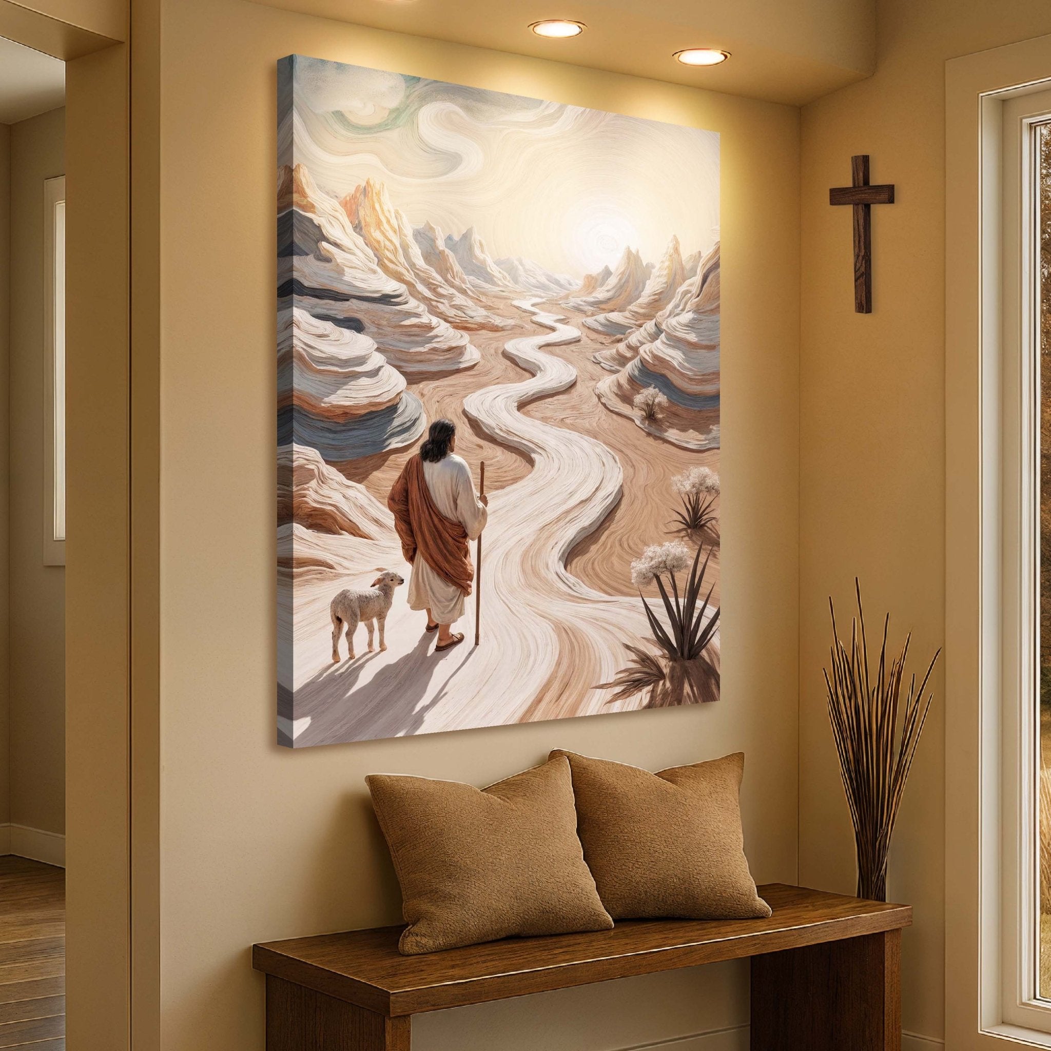 Parable Of The Lost Sheep Faith Wall Art III - Two & Gathered