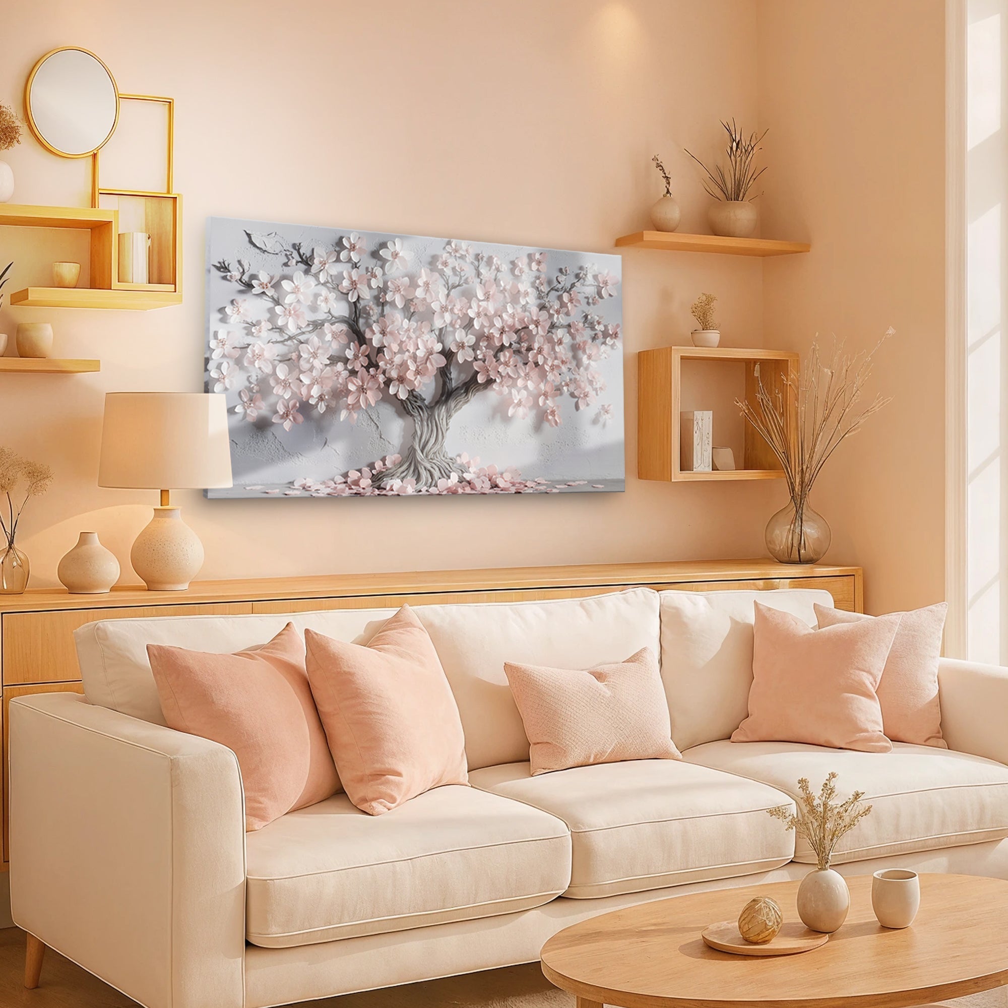 Pastel Blossom Awakening Wall Art - Two & Gathered