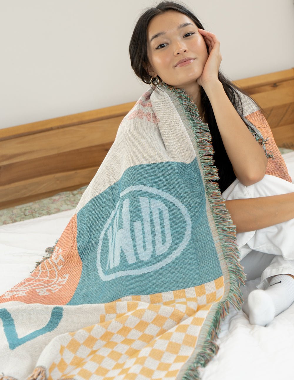 Patchwork Throw Blanket - Two & Gathered