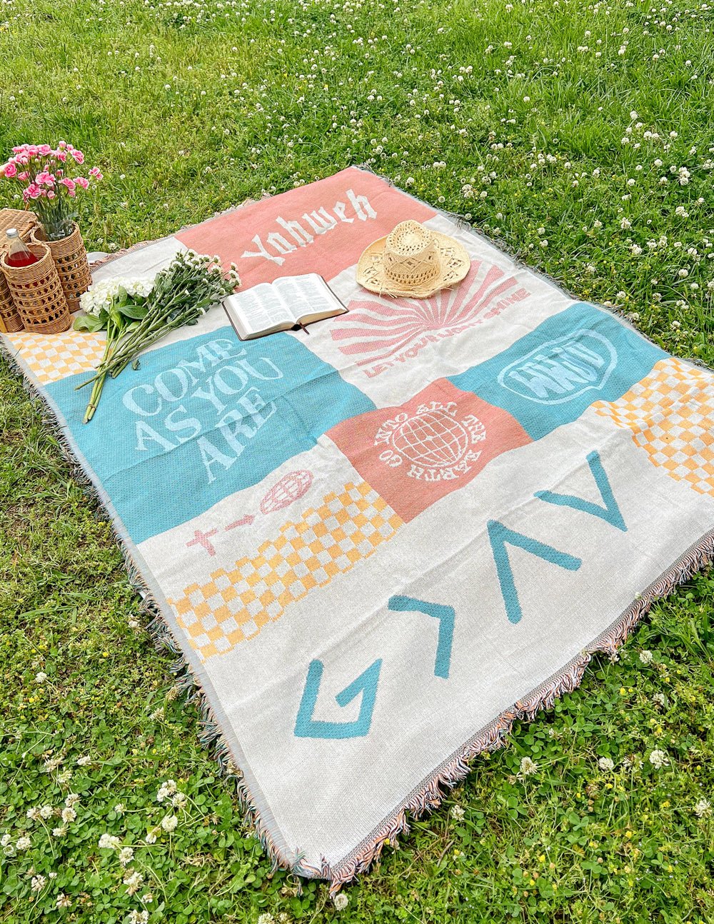 Patchwork Throw Blanket - Two & Gathered