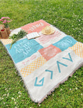Patchwork Throw Blanket - Two & Gathered