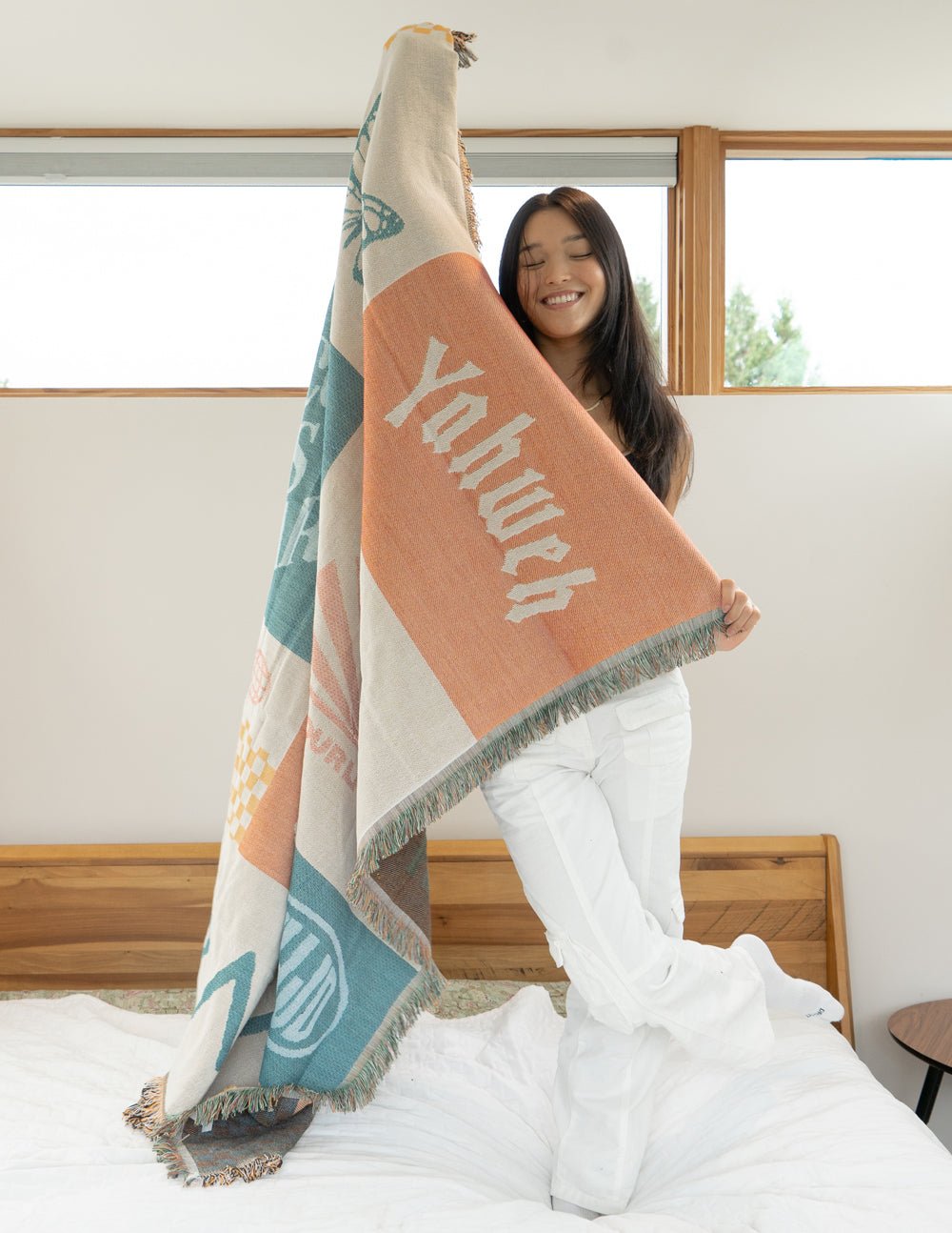 Patchwork Throw Blanket - Two & Gathered