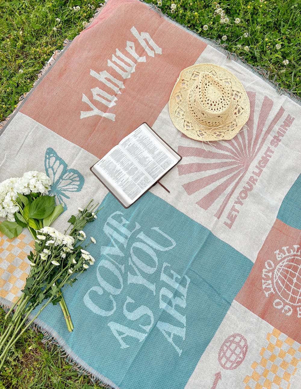Patchwork Throw Blanket - Two & Gathered
