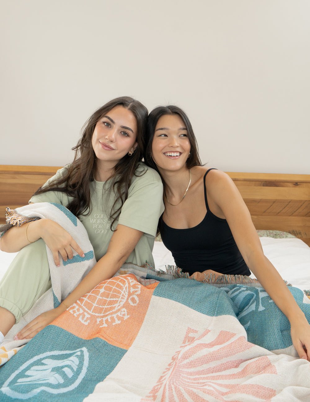 Patchwork Throw Blanket - Two & Gathered