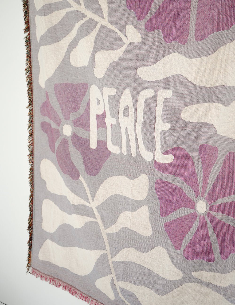 Peace Throw Blanket - Two & Gathered