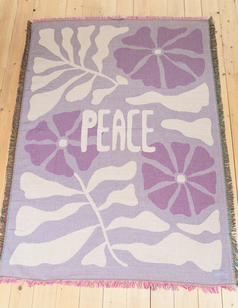 Peace Throw Blanket - Two & Gathered