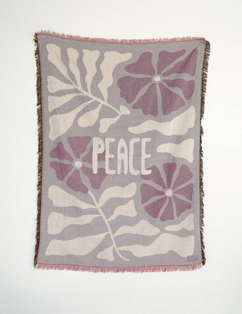 Peace Throw Blanket - Two & Gathered