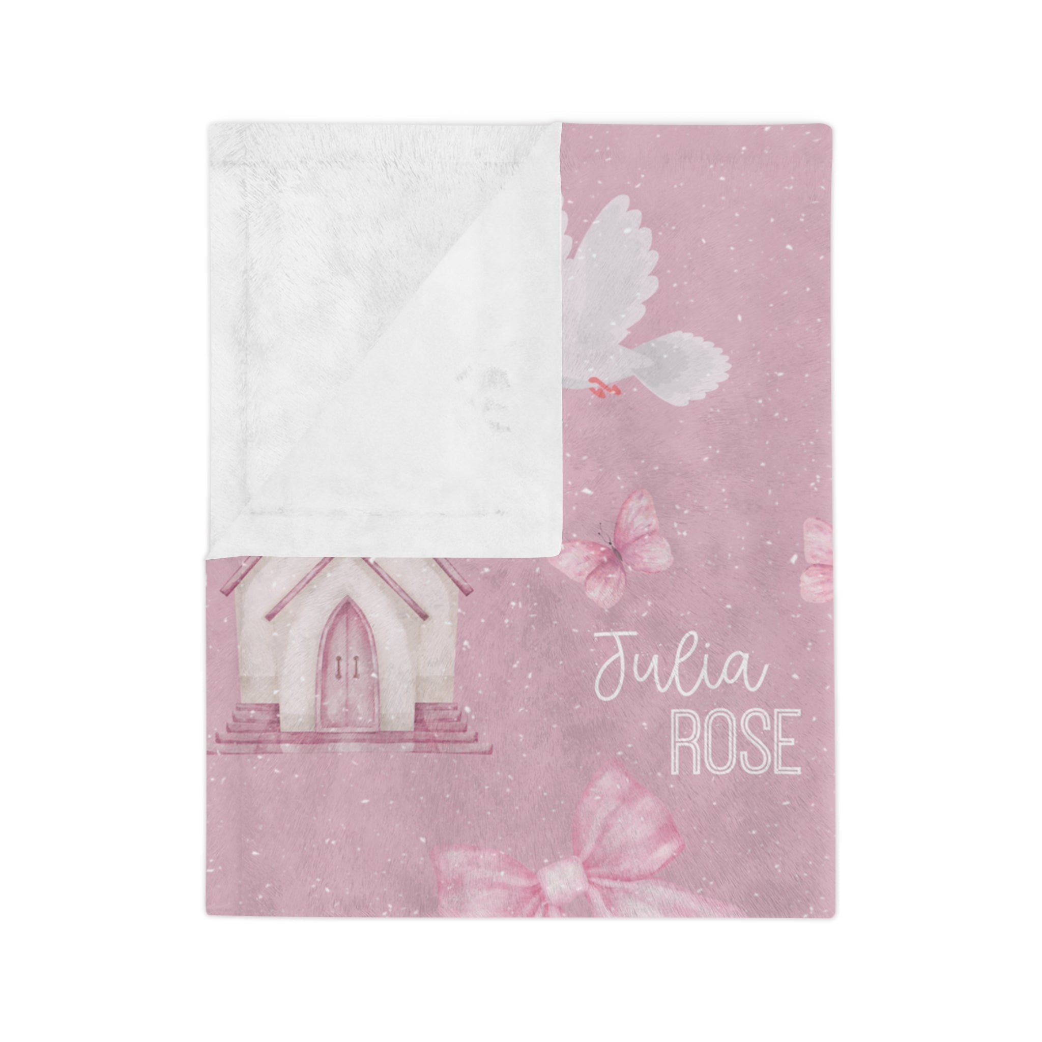 Personalized Bible is Our Compass Minky Blanket - Two & Gathered