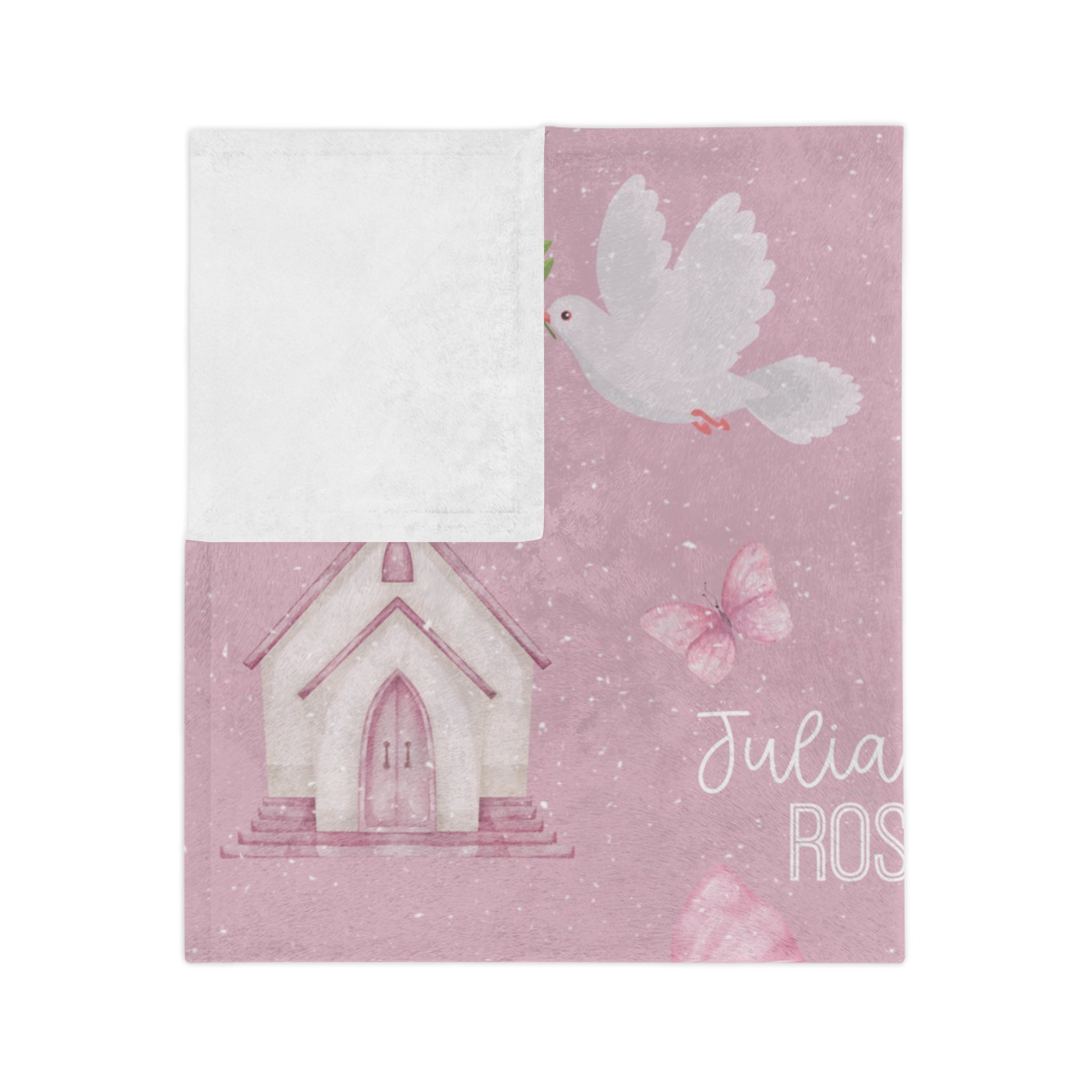 Personalized Bible is Our Compass Minky Blanket - Two & Gathered