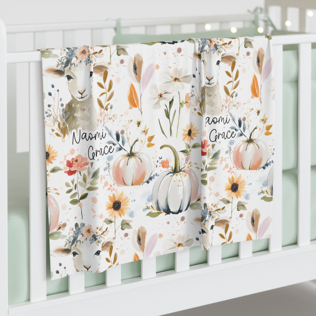 Personalized He Left the 99 To Find Me Baby Swaddle Blanket - Two & Gathered