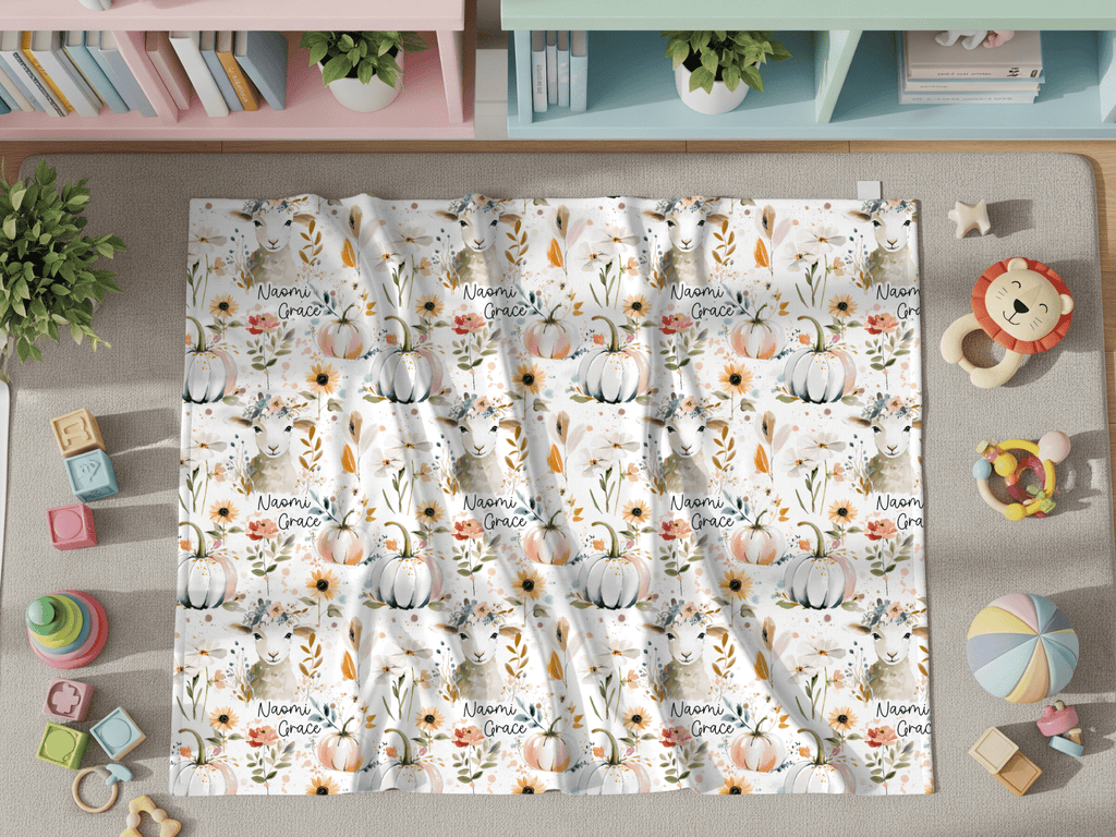 Personalized He Left the 99 To Find Me Baby Swaddle Blanket - Two & Gathered