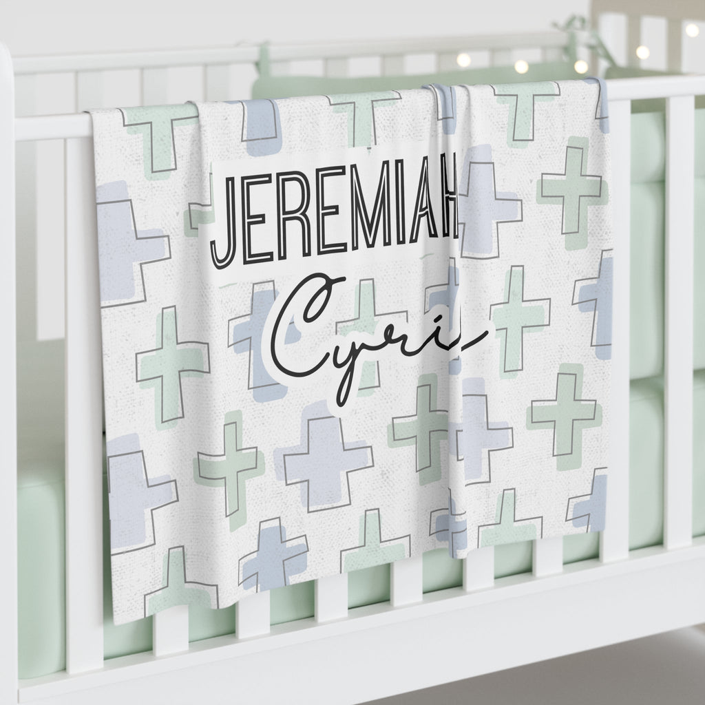 Personalized Rooted in Faith Minky Blanket - Two & Gathered