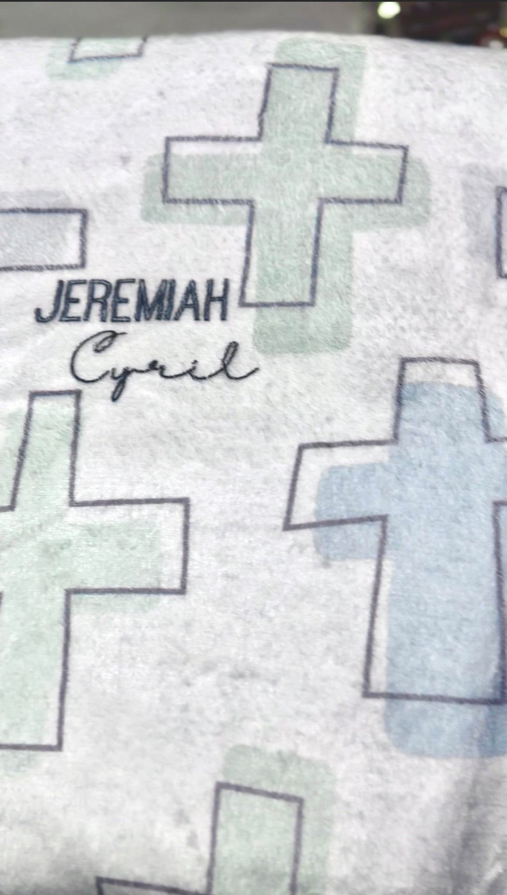 Personalized Rooted in Faith Minky Blanket - Two & Gathered