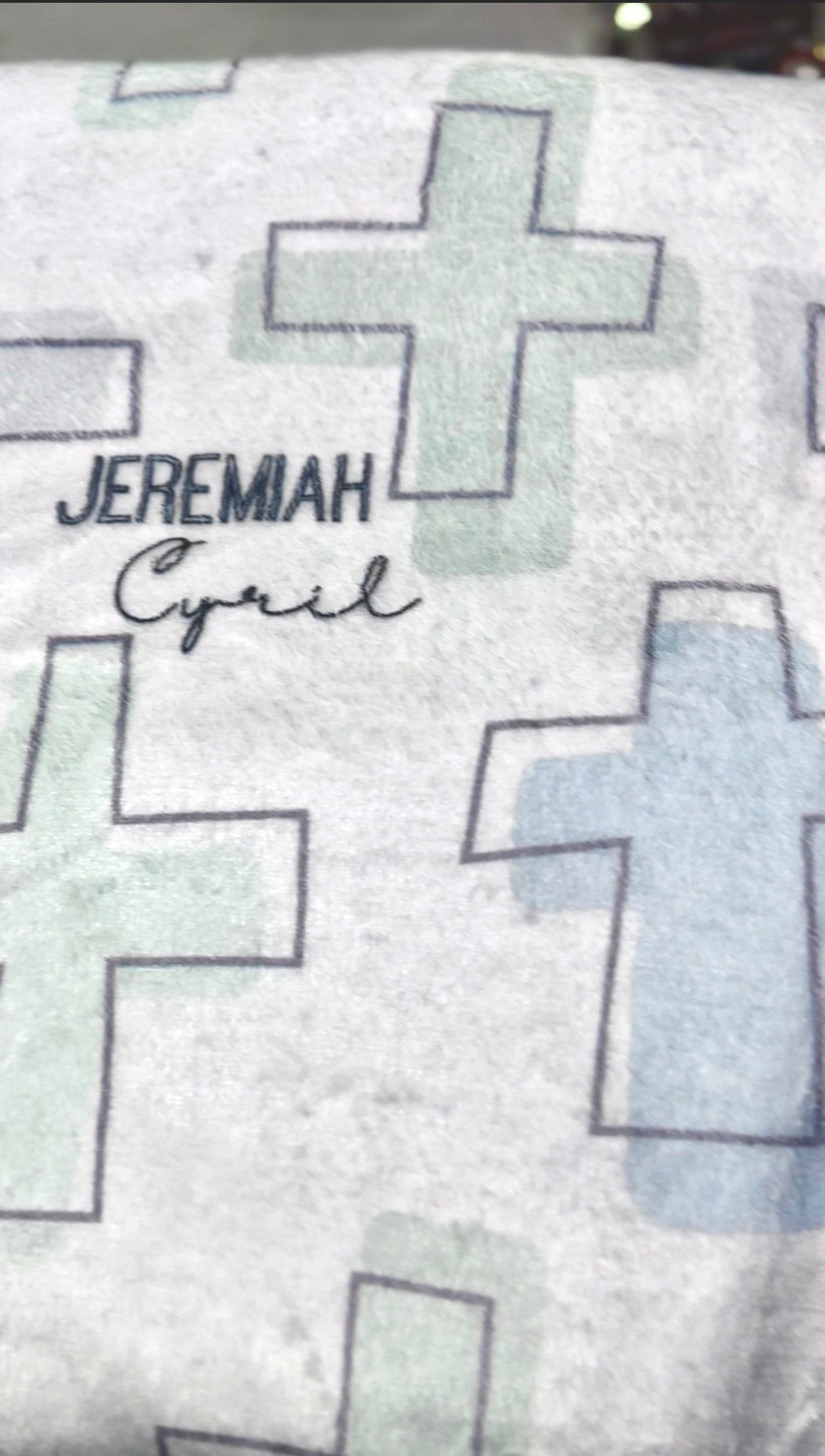 Personalized Rooted in Faith Minky Blanket - Two & Gathered
