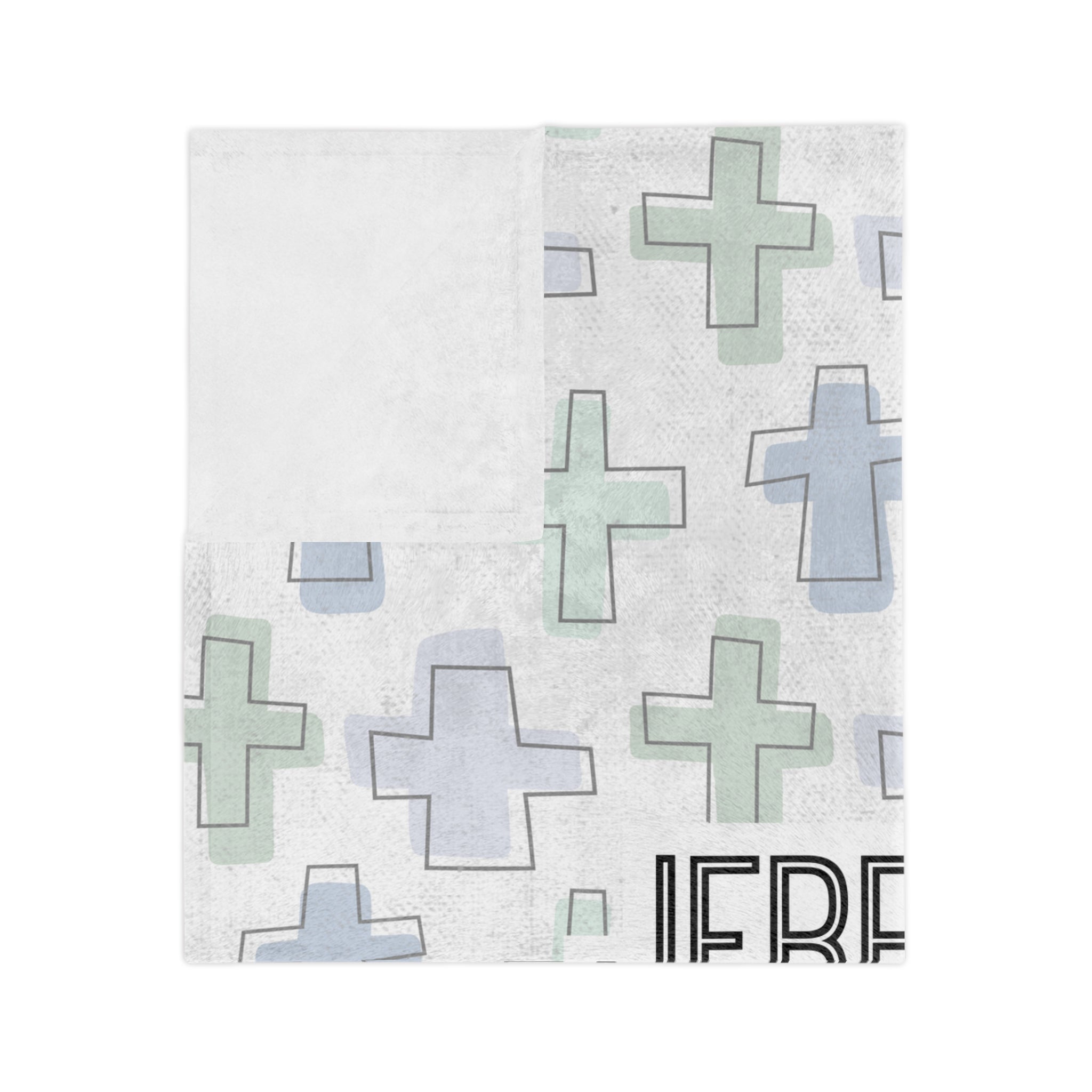Personalized Rooted in Faith Minky Blanket - Two & Gathered