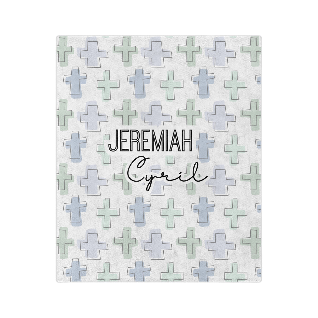 Personalized Rooted in Faith Minky Blanket - Two & Gathered