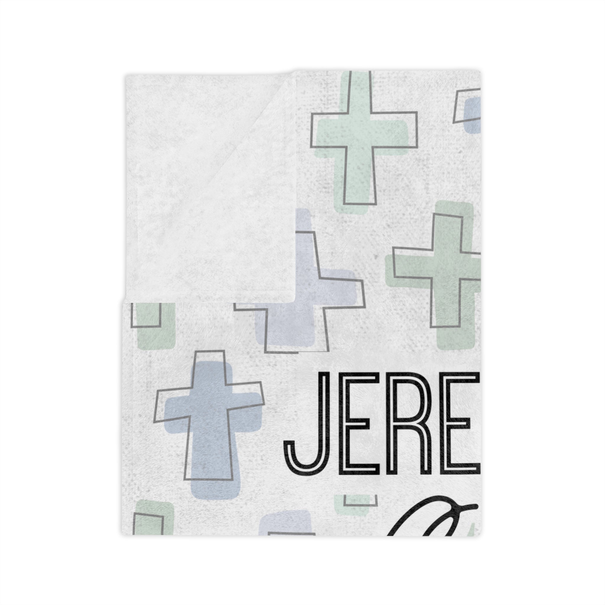 Personalized Rooted in Faith Minky Blanket - Two & Gathered