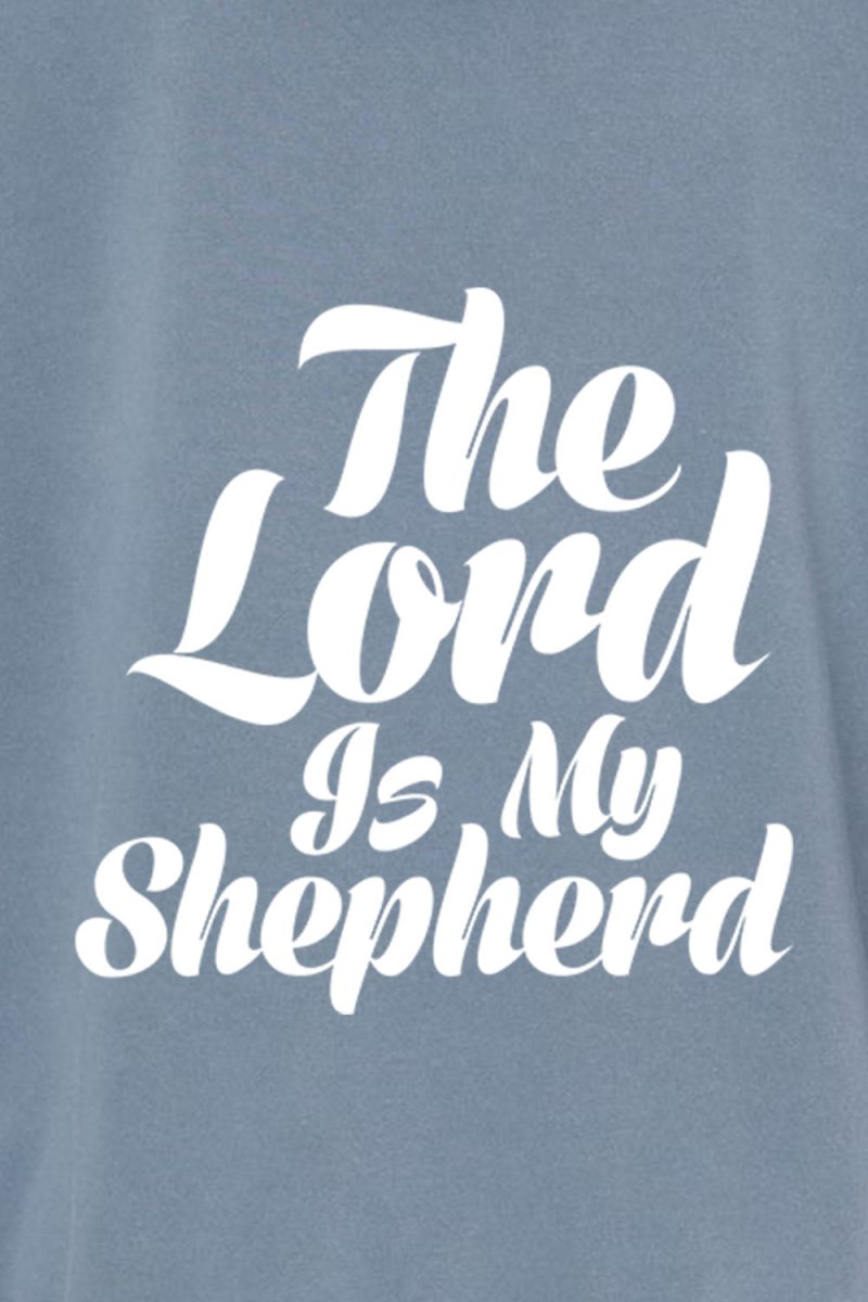 Psalm 23:1 Unisex Pigment - Dyed Hoodie Sweatshirt - Two & Gathered