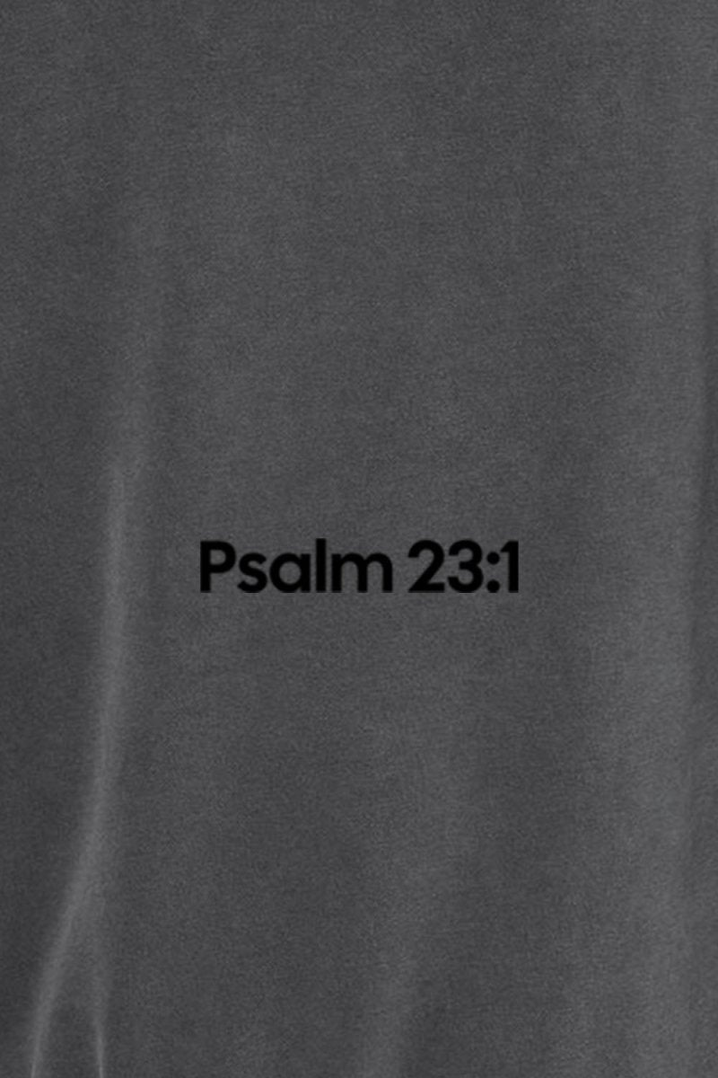 Psalm 23:1 Unisex Pigment - Dyed Hoodie Sweatshirt - Two & Gathered