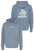 Psalm 23:1 Unisex Pigment - Dyed Hoodie Sweatshirt - Two & Gathered