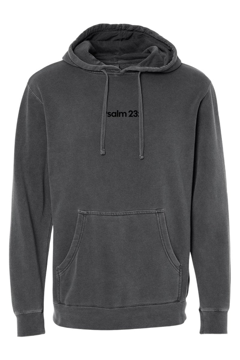 Psalm 23:1 Unisex Pigment - Dyed Hoodie Sweatshirt - Two & Gathered