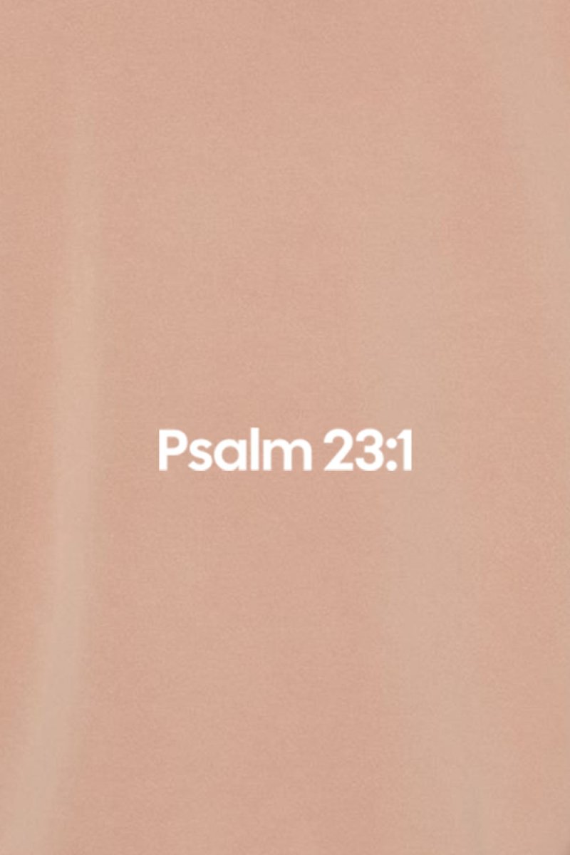 Psalm 23:1 Unisex Pigment - Dyed Hoodie Sweatshirt - Two & Gathered