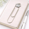Rhinestone Crown Paperclip Bookmark - Two & Gathered