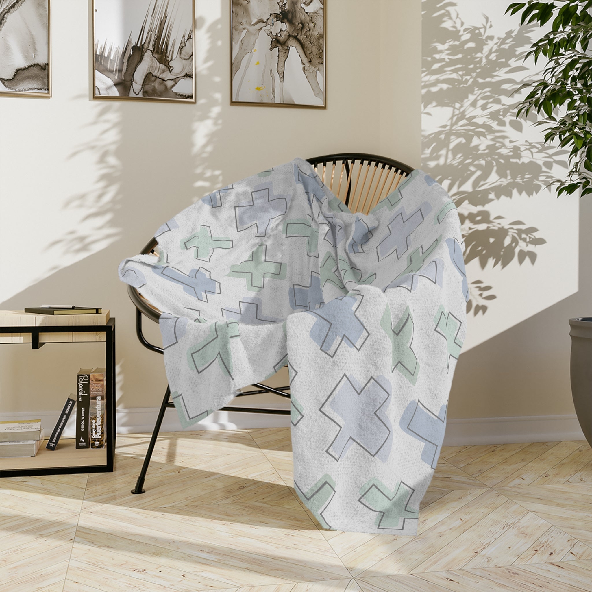 Rooted in Faith Minky Blanket - Two & Gathered