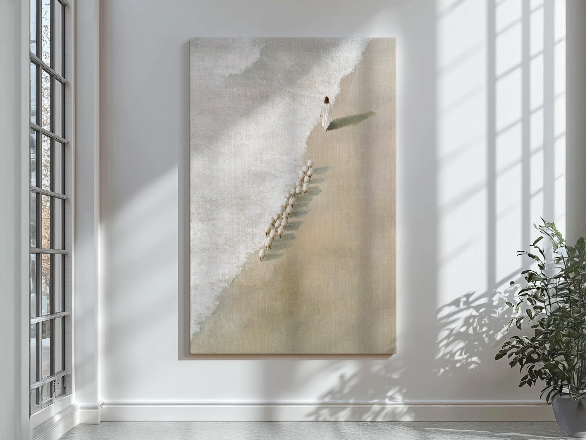 Safe in His Care 4 | Canvas Artwork - Two & Gathered