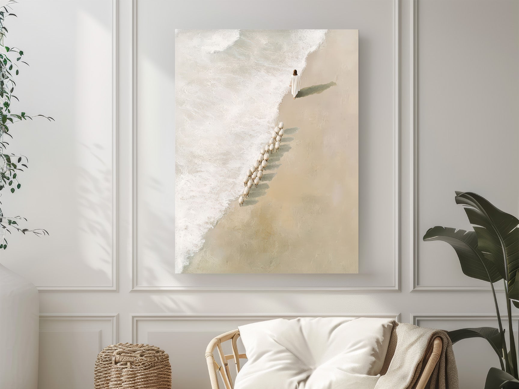 Safe in His Care 4 | Canvas Artwork - Two & Gathered