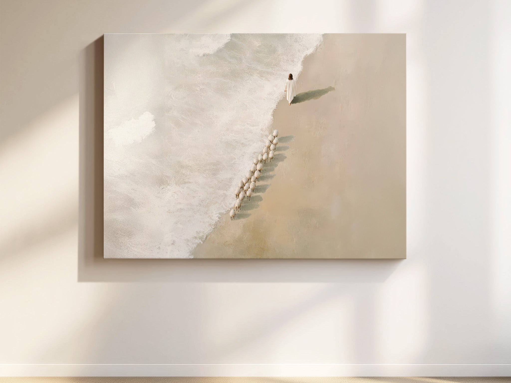 Safe in His Care 4 | Canvas Artwork - Two & Gathered