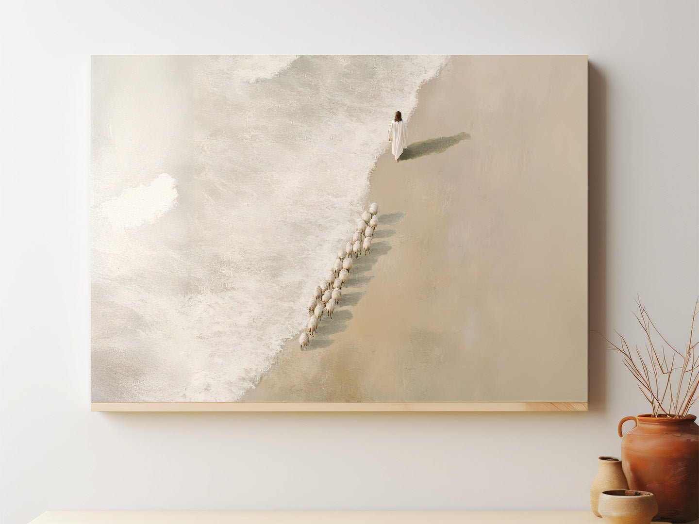 Safe in His Care 4 | Canvas Artwork - Two & Gathered