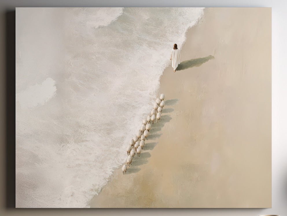 Safe in His Care 4 | Canvas Artwork - Two & Gathered
