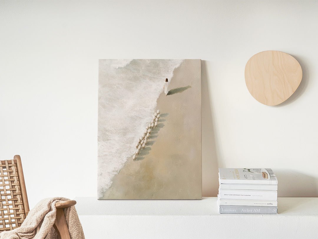 Safe in His Care 4 | Canvas Artwork - Two & Gathered