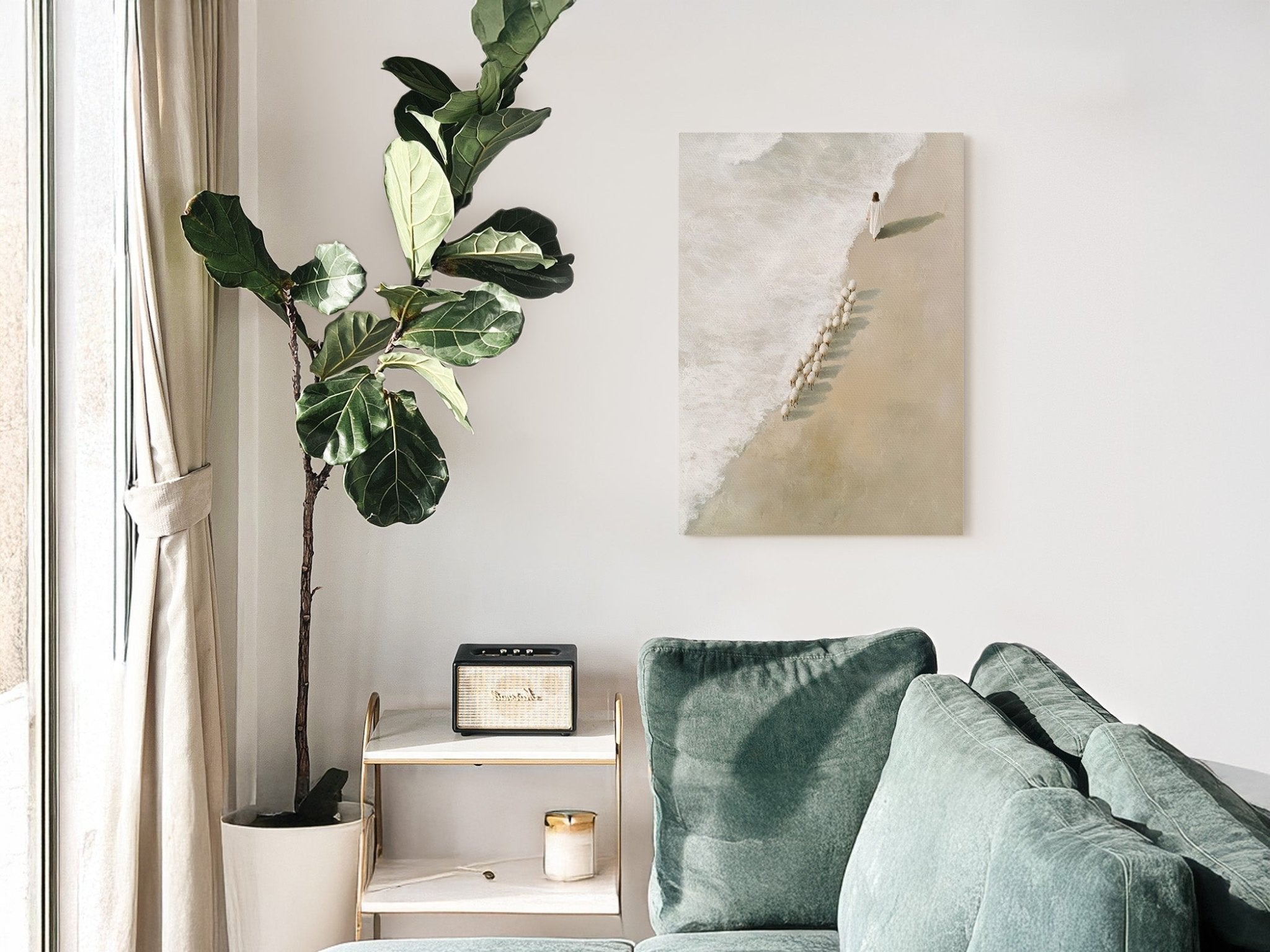 Safe in His Care 4 | Canvas Artwork - Two & Gathered
