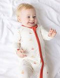 Sailboat Bamboo Convertible Footed Onesie - Two & Gathered
