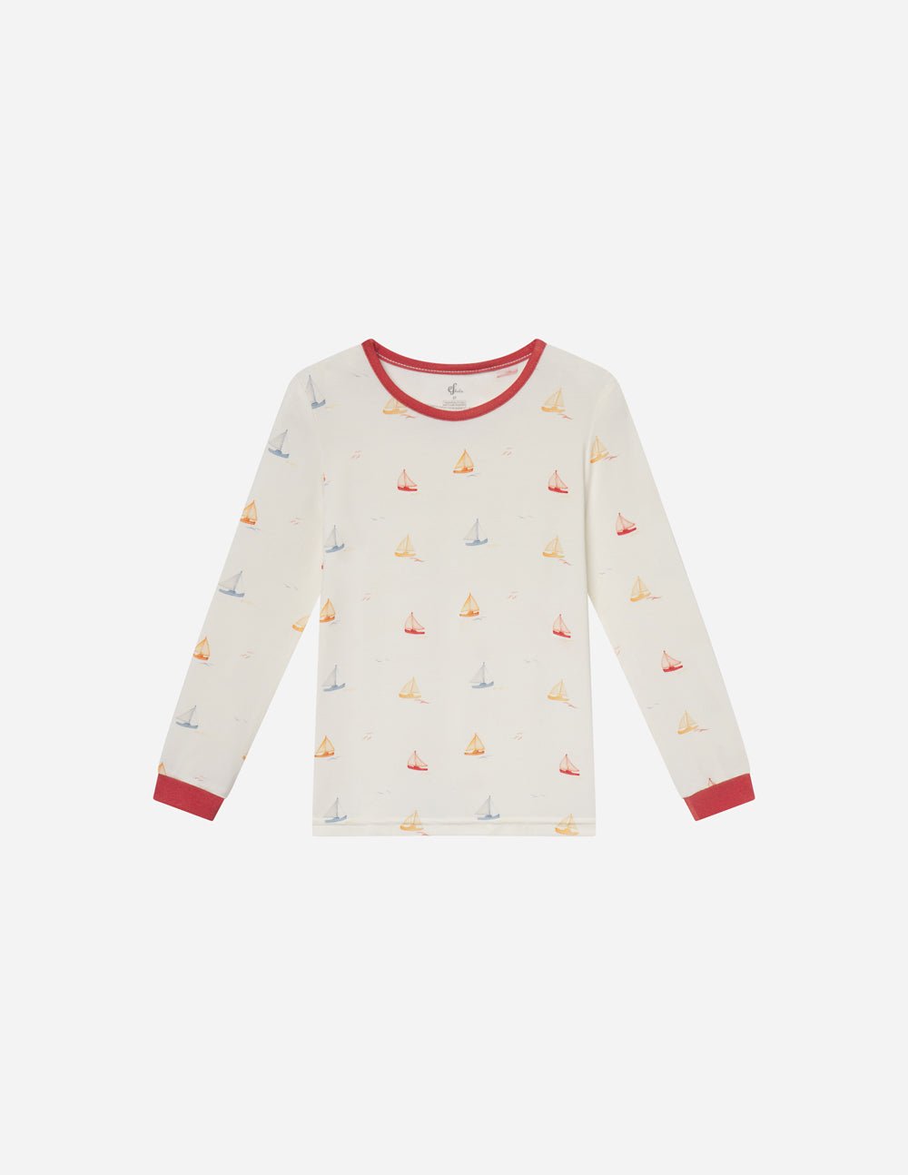 Sailboat Bamboo Kids Pajama Set - Two & Gathered