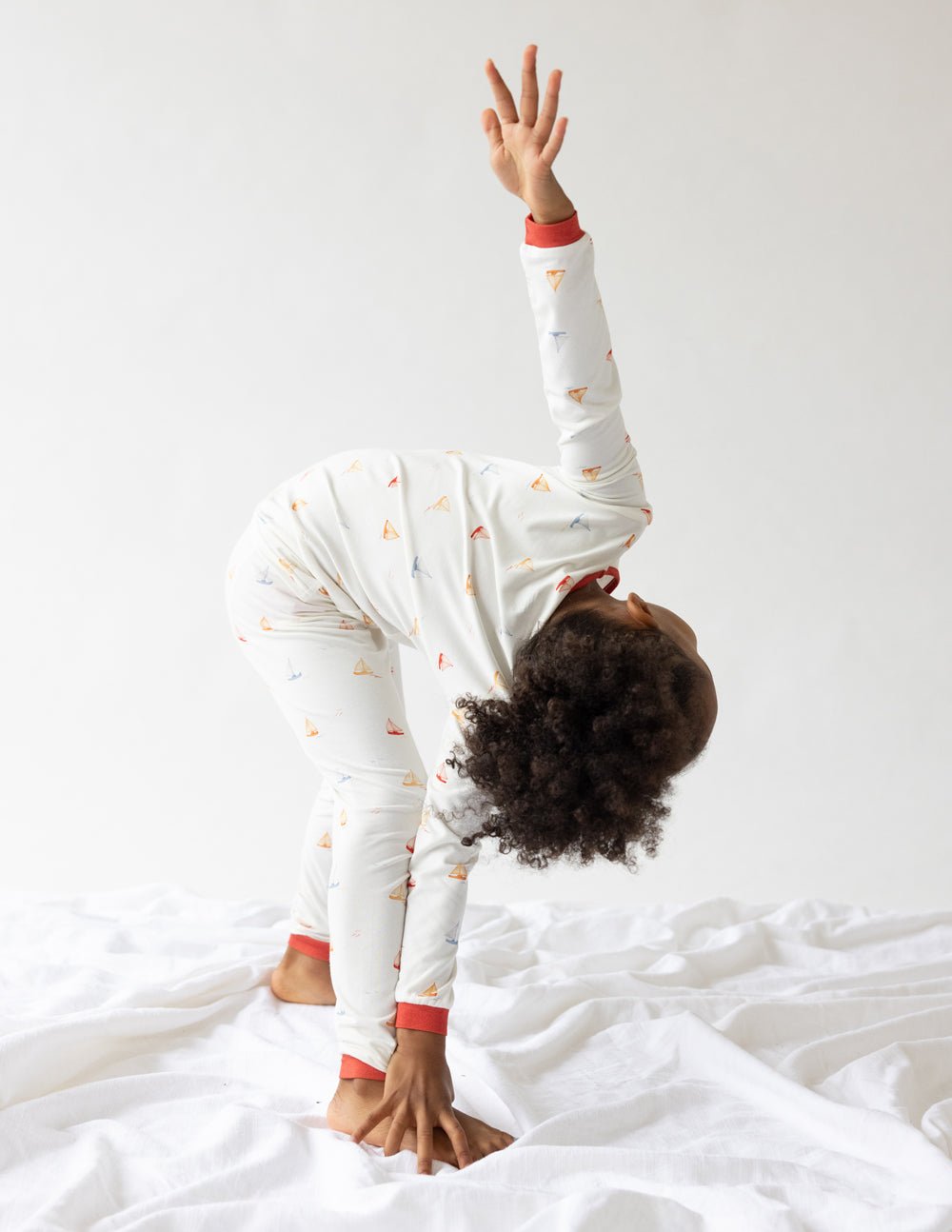Sailboat Bamboo Kids Pajama Set - Two & Gathered