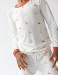 Sailboat Bamboo Kids Pajama Set - Two & Gathered