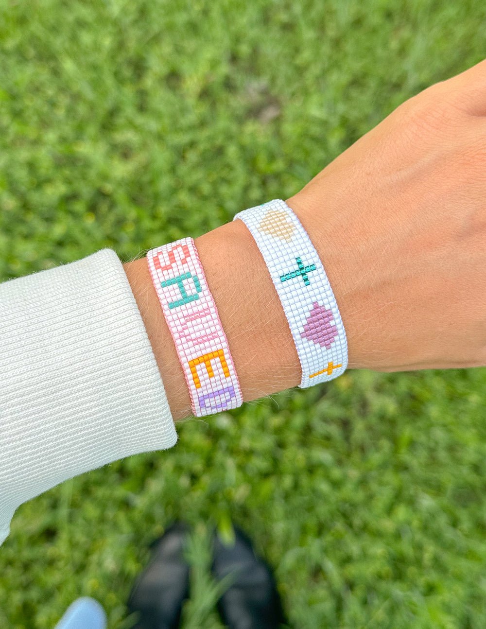 Salvation Micro Bead String Bracelet - Two & Gathered
