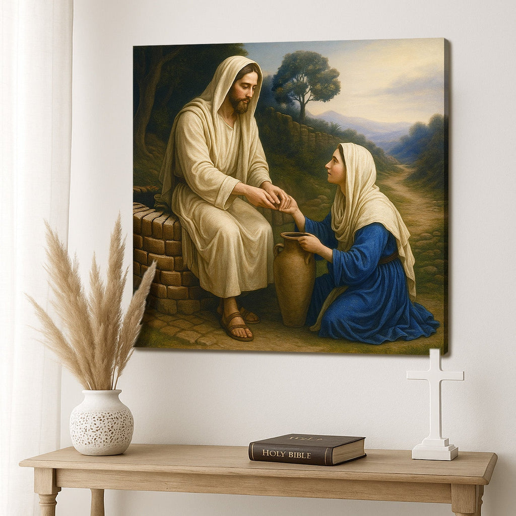 Samaritan at the Well Faith Wall Art - Two & Gathered