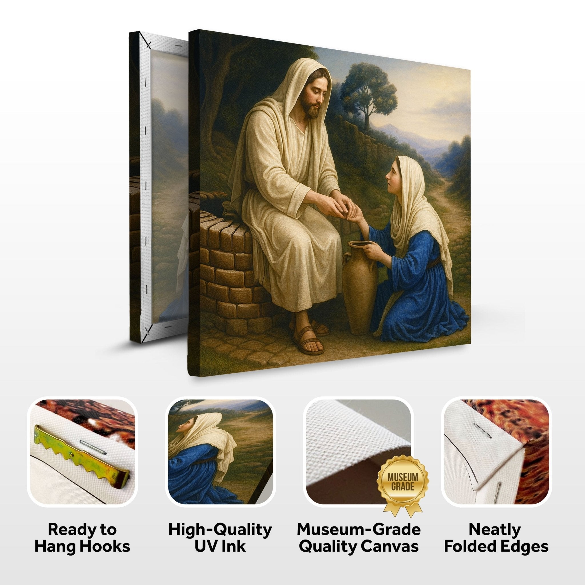 Samaritan at the Well Faith Wall Art - Two & Gathered