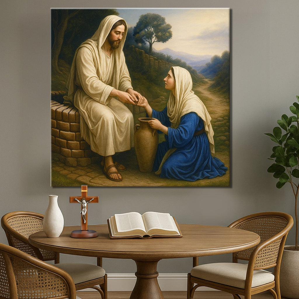 Samaritan at the Well Faith Wall Art - Two & Gathered