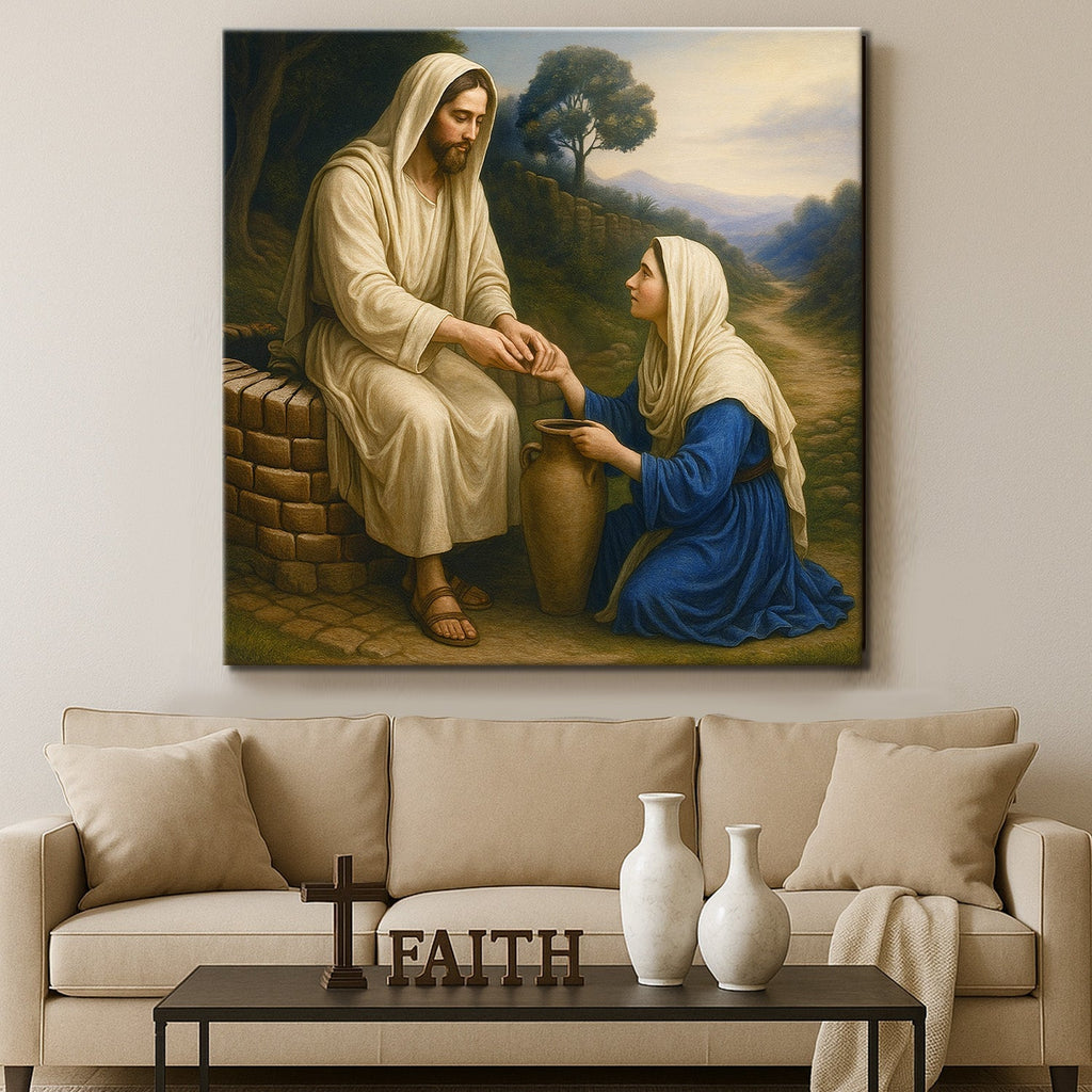 Samaritan at the Well Faith Wall Art - Two & Gathered