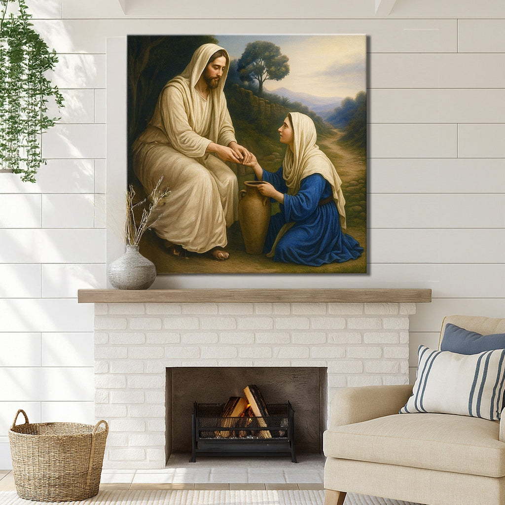 Samaritan at the Well Faith Wall Art - Two & Gathered