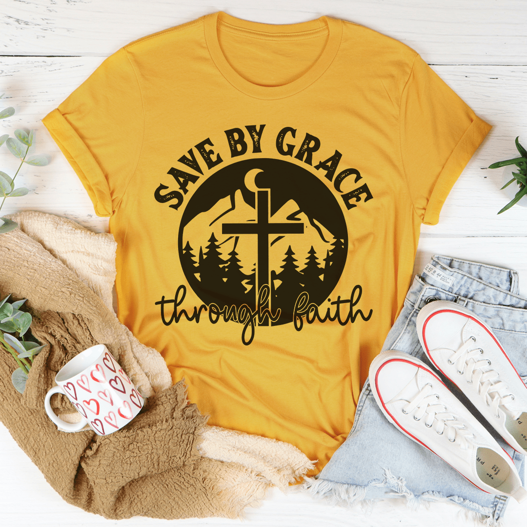 Save By Grace Through Faith Tee - Two & Gathered