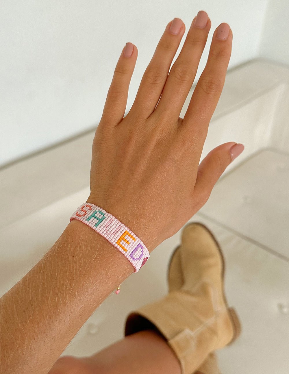 Saved Micro Bead String Bracelet - Two & Gathered