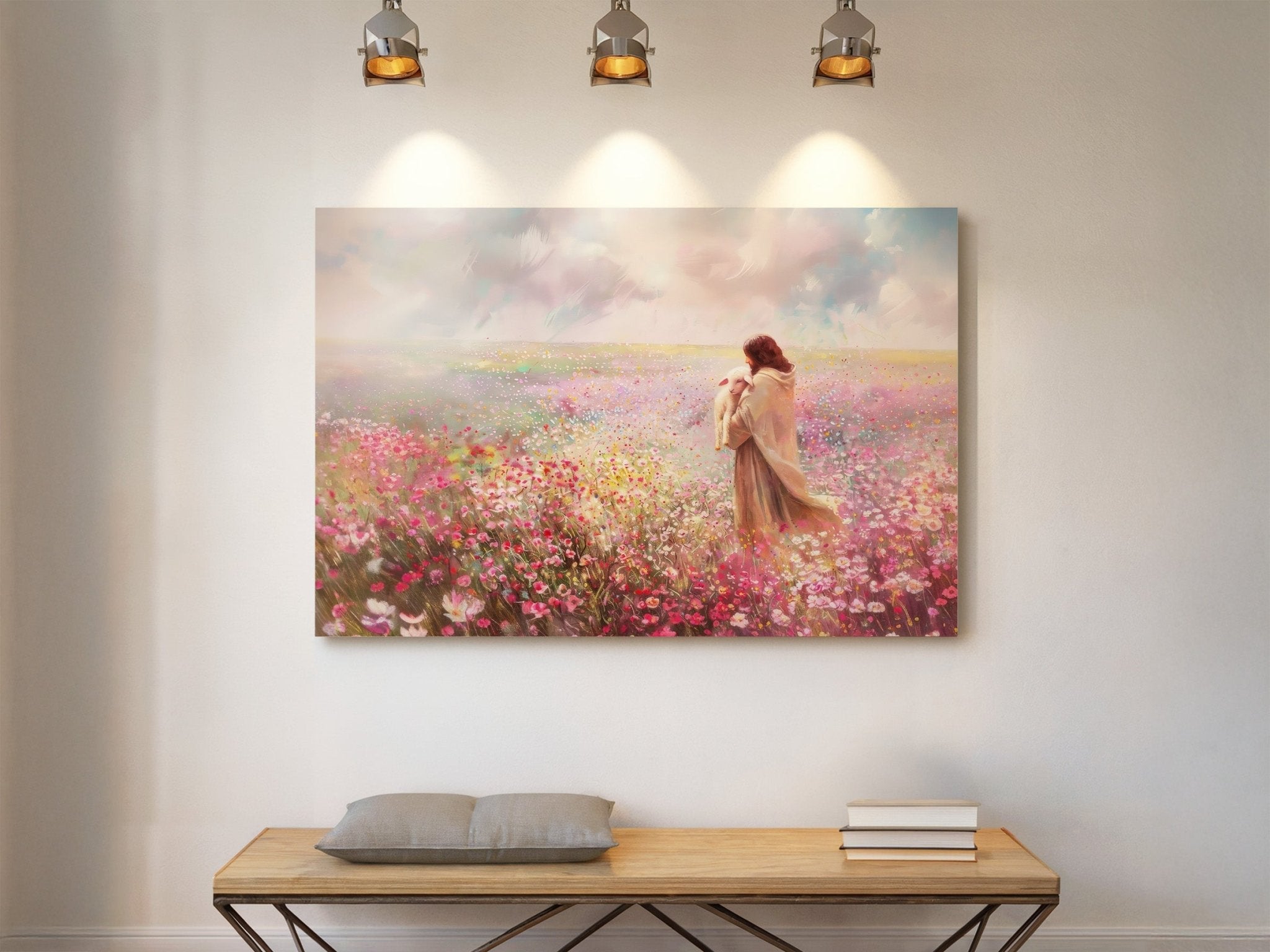 Shepherd's Care | Canvas Artwork - Two & Gathered