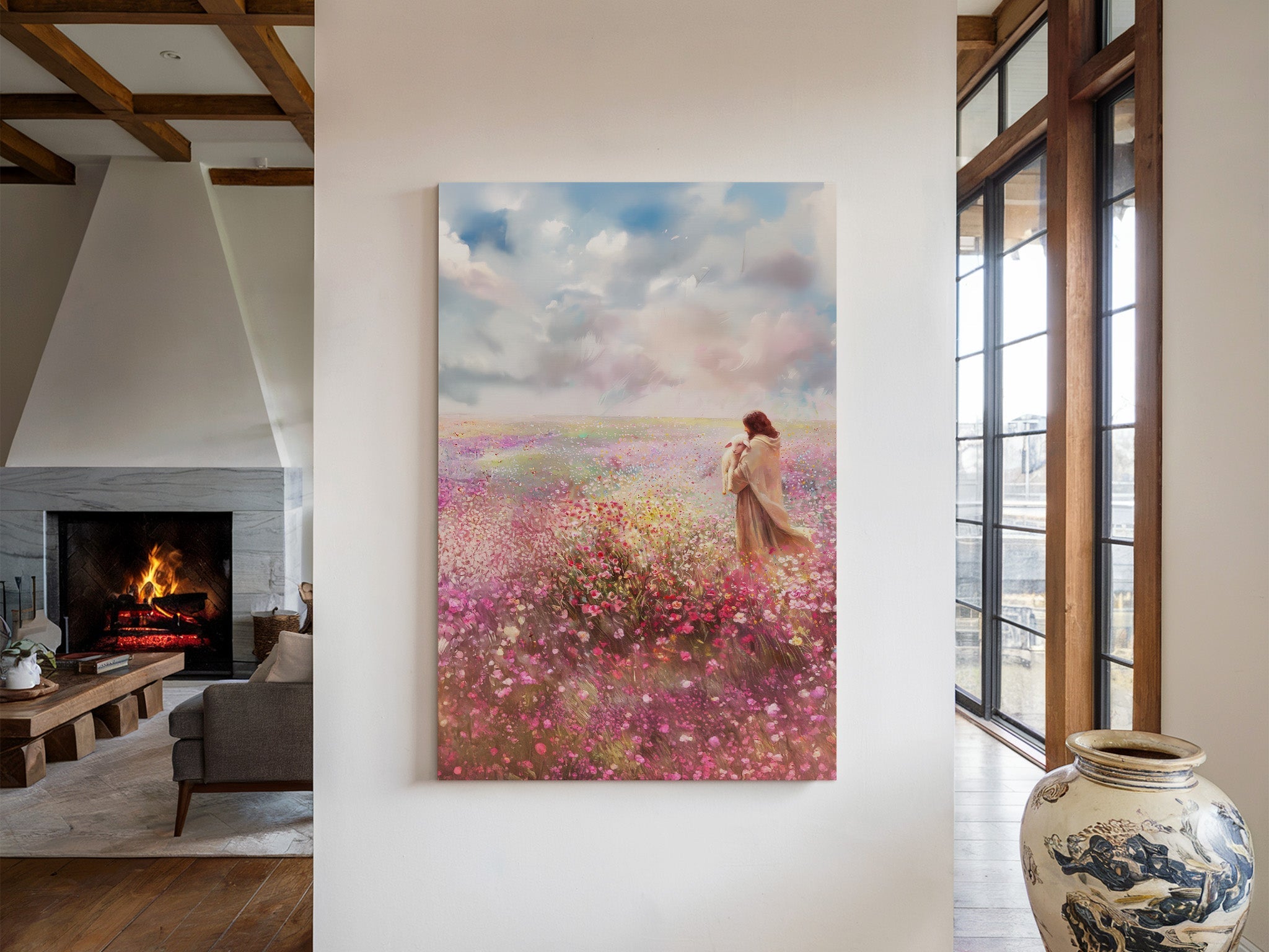 Shepherd's Care | Canvas Artwork - Two & Gathered